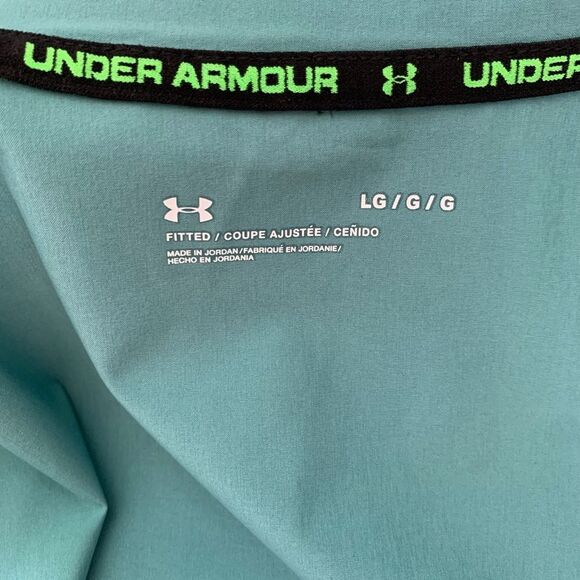 Under Armour Teal and Dark Green Sleeveless Golf Vest - Picture 5 of 7